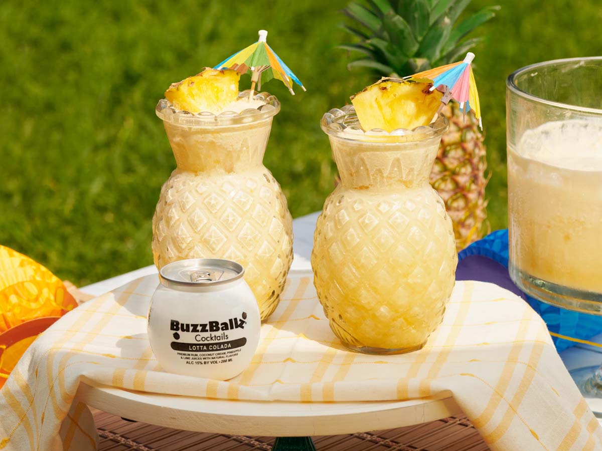 The Perfect Spiked Tropical Cocktail: Piña Punch - Buzzballz