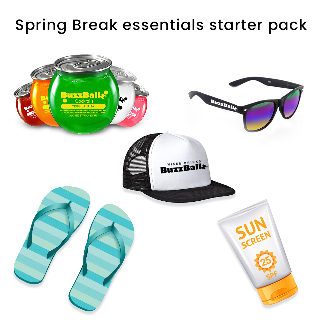 We saved you some time and made your spring break packing list for you.
