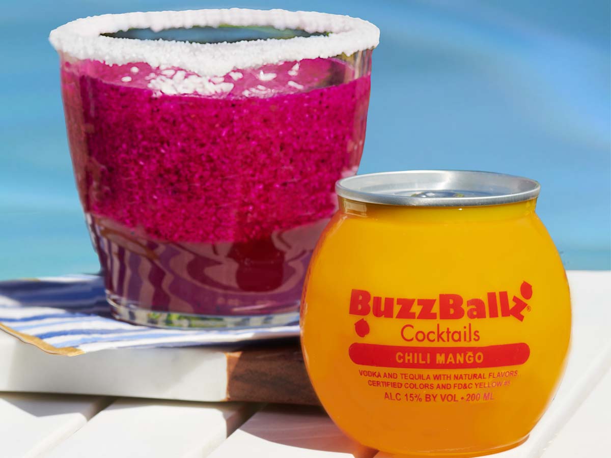 Spicy Mango and Dragon Fruit Slush - Buzzballz