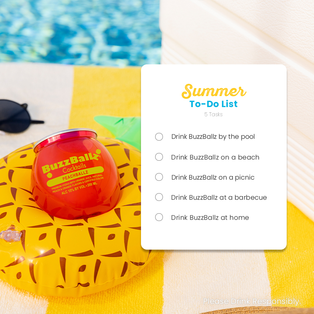 Summer officially starts today! To make it your best summer yet, we have compiled a summer to-do list, just for you! You’re welcome.