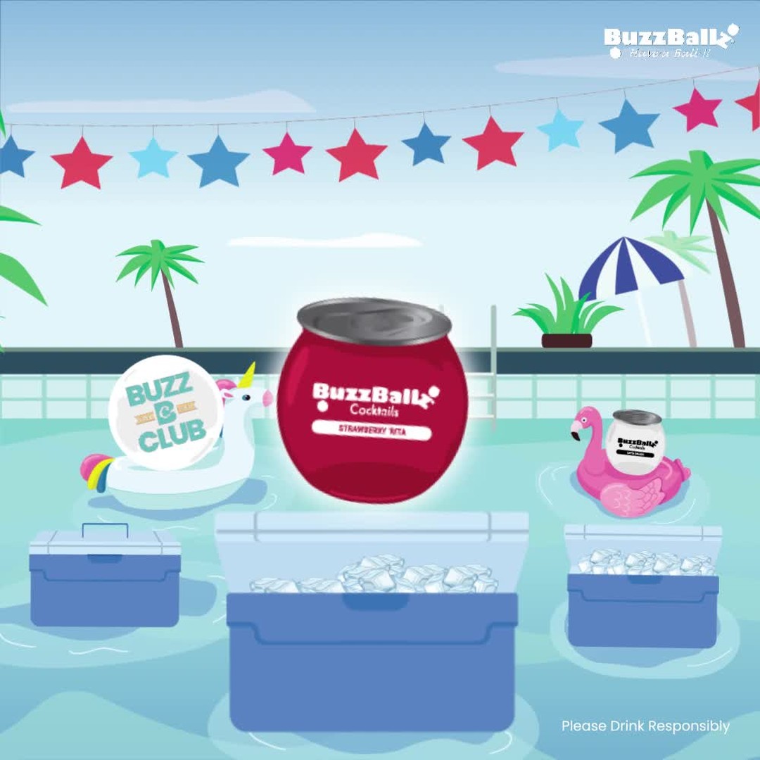 Ready to earn some Buzzies points to redeem for summer merch? Log onto Buzz Club and find the hidden BuzzBallz in the pool cooler to earn points! Get started at the link in our bio.