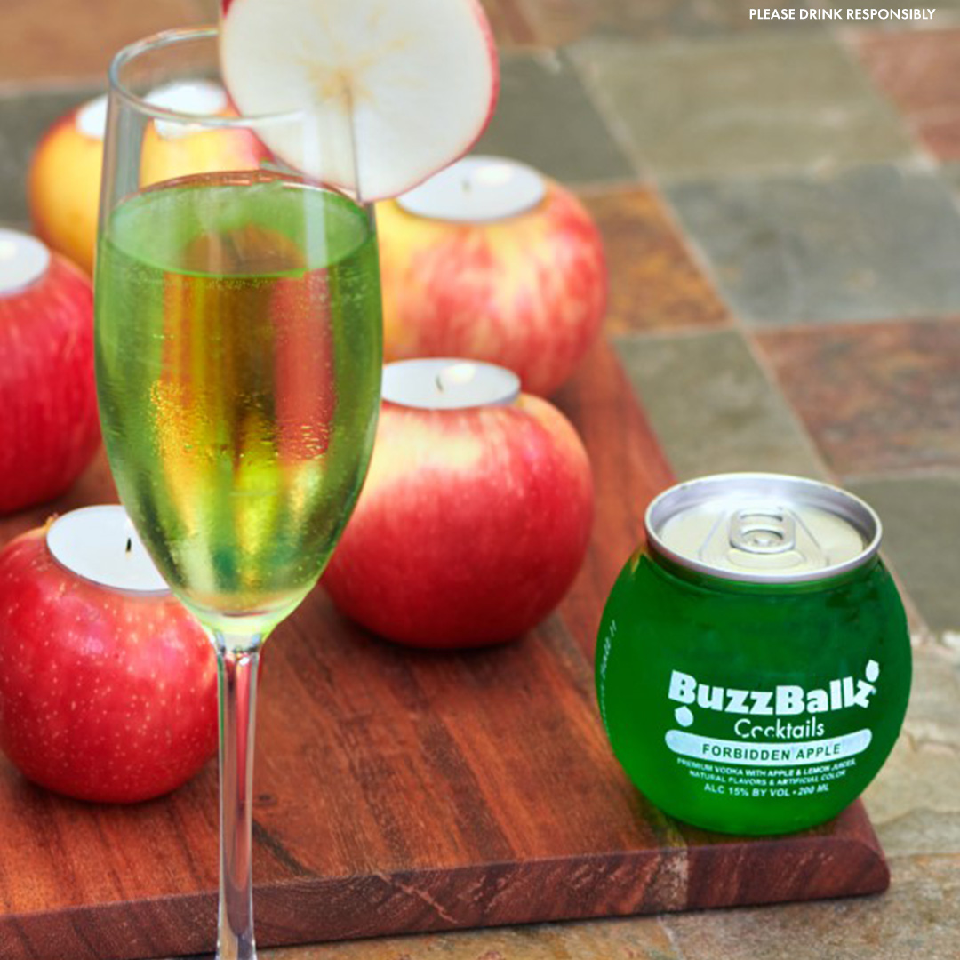 Wanting to add some extra spice for your apple cider this year? Try our BuzzBallz Forbidden Apple