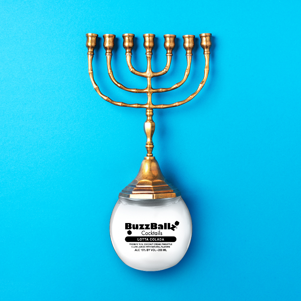 Happy Hanukkah! Celebrate with a dozen flavors of Kosher-certified BuzzBallz.
