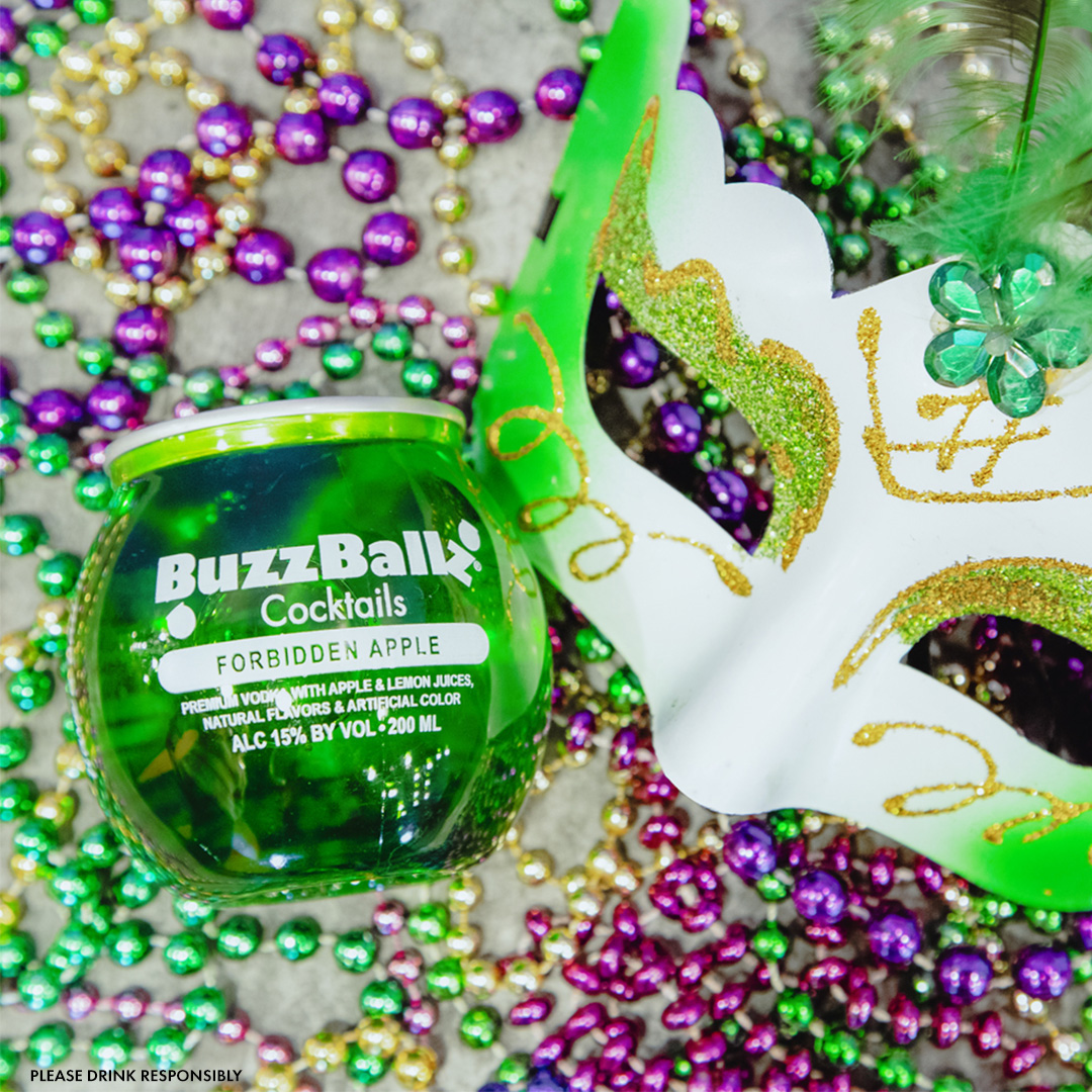 Slay at Mardi Gras with beads and Ballz