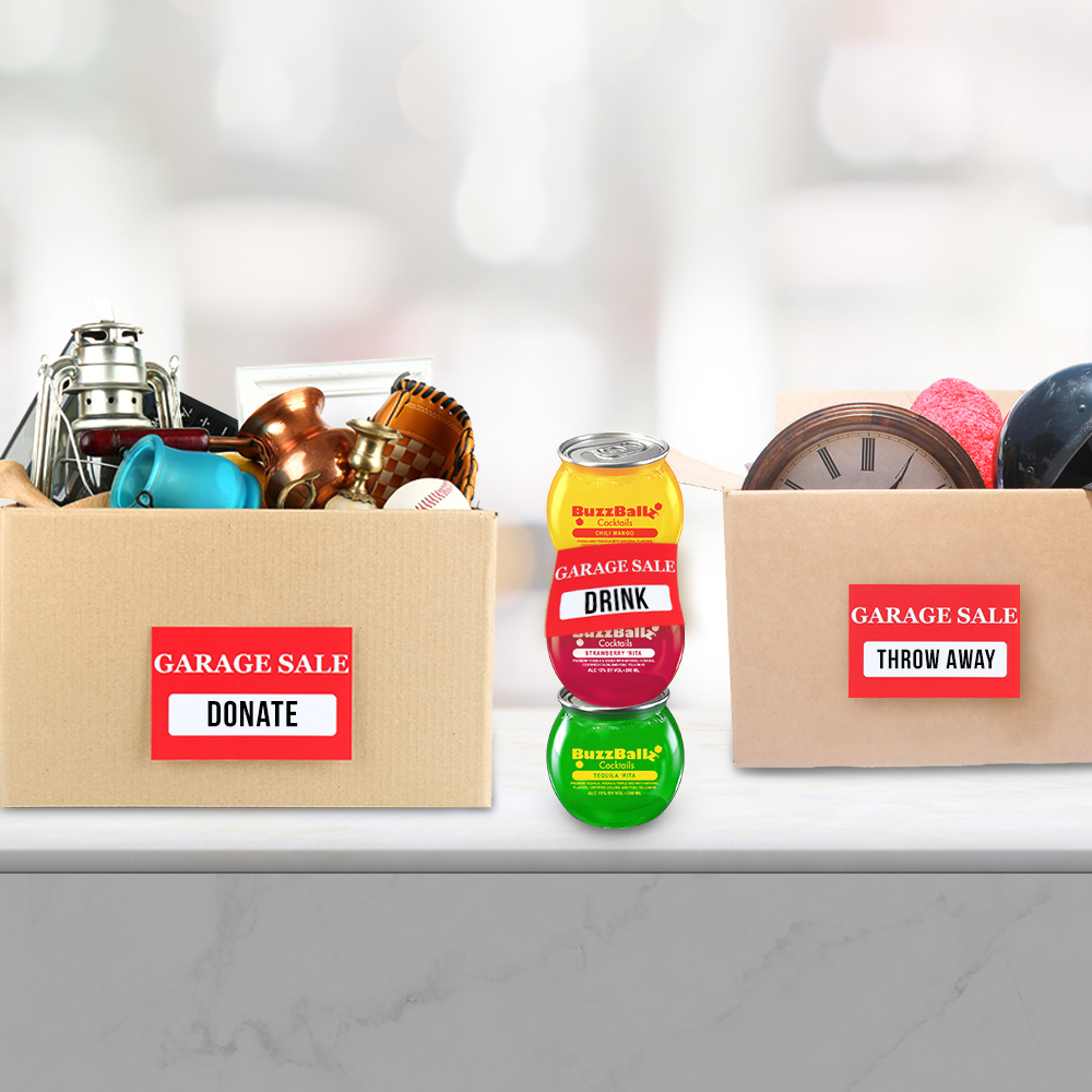 As you start spring cleaning, remember to make room for BuzzBallz. They don’t take up THAT much space.