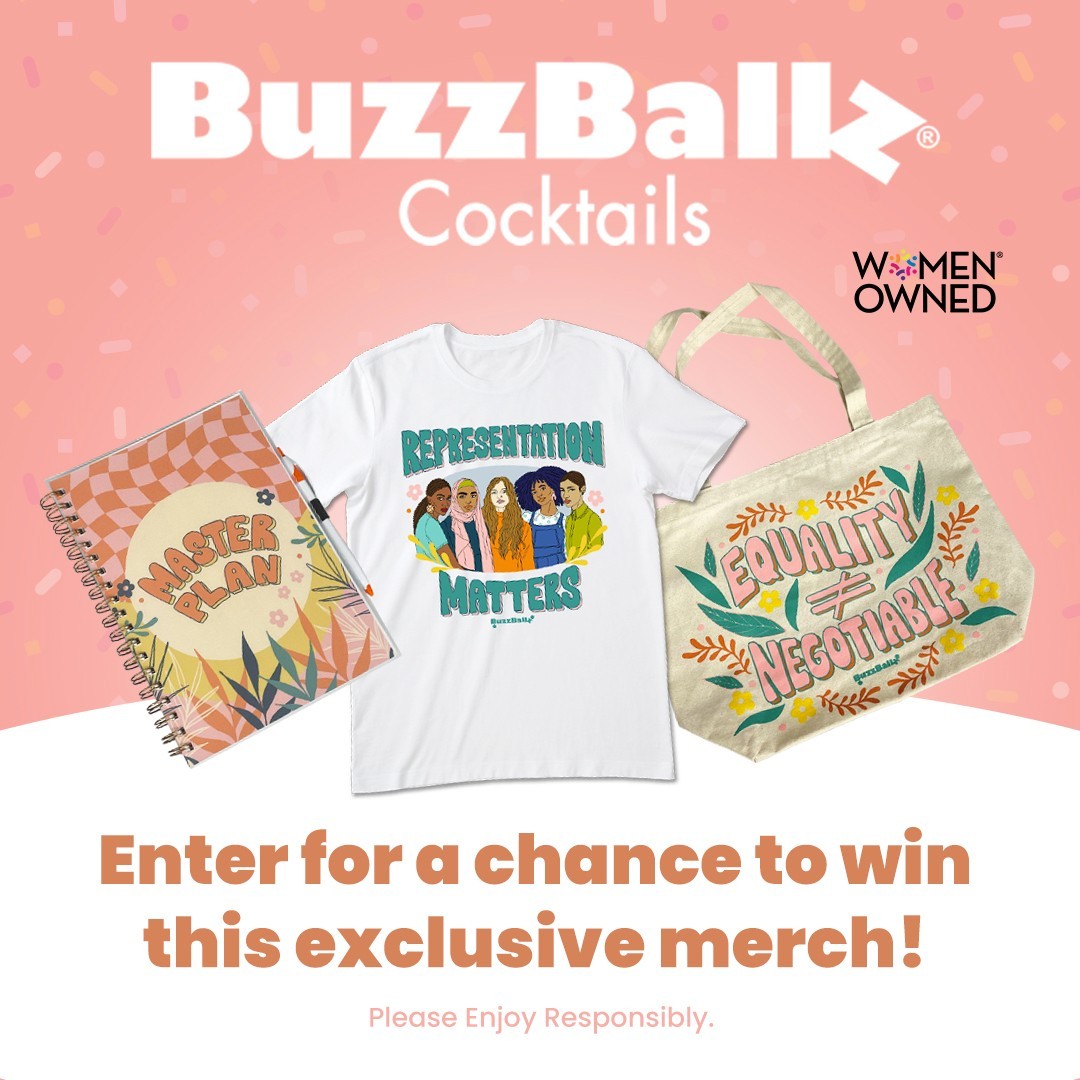 Our Women-Owned BuzzBallz are celebrating all the ladies on International Women’s Day with this merch giveaway. Like this post and tag your gal pals by 3/15 for a chance to win. 25 winners will be selected. Don’t have to be a woman to enter