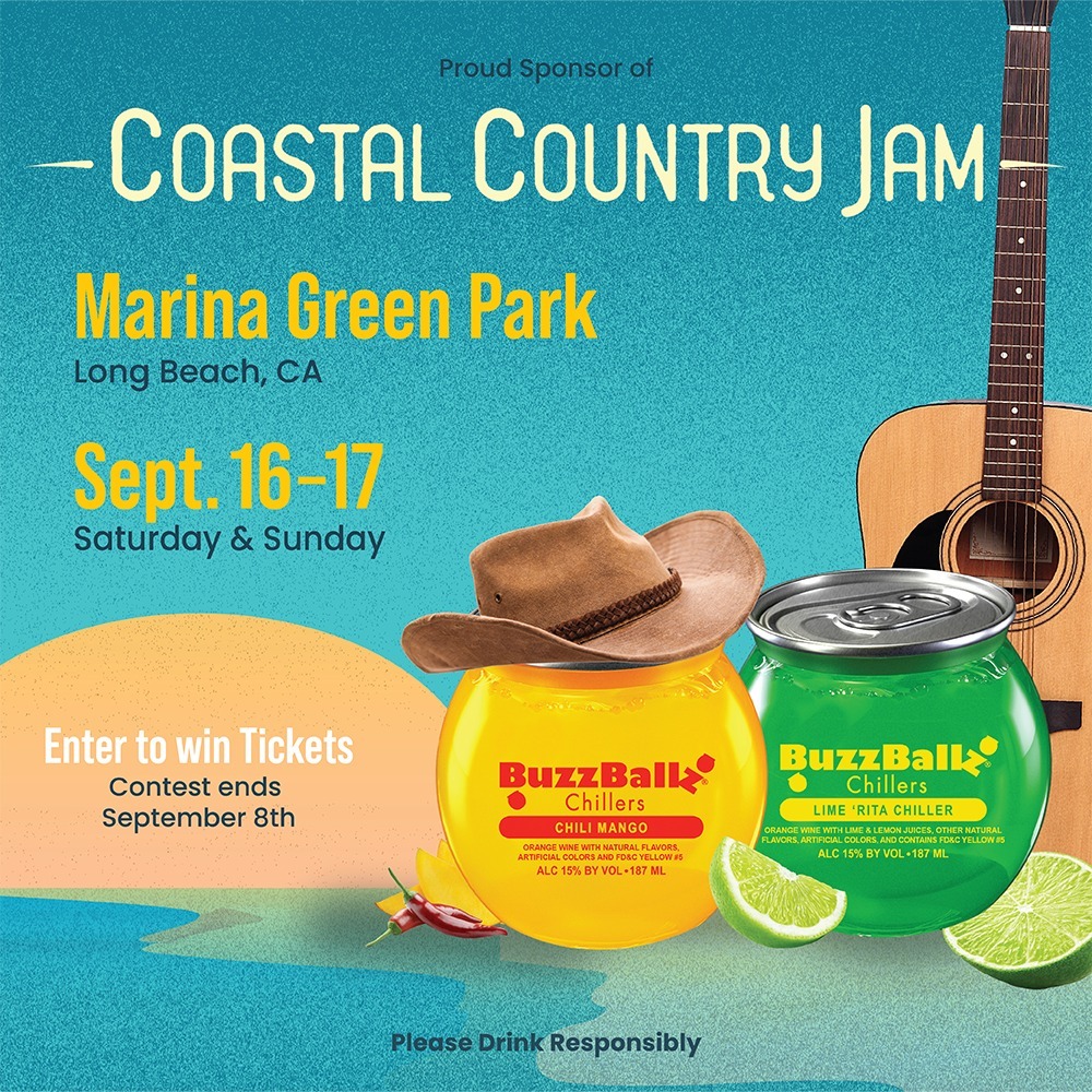 BuzzBallz and good times go hand in hand. Because of that, we're giving away one pair of General Admission tickets (2 tickets) to the @coastalcountryjamconcerts country music festival in Long Beach, CA! BuzzBallz will be there, and you'll want to be too. Visit the link in our bio to enter to win these tickets. A winner will be selected and notified on August 31.
