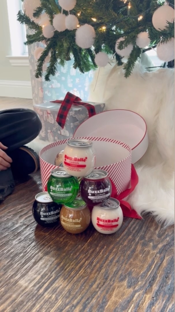 Open gifts ️ Open BuzzBallz ️

Please drink responsibly.